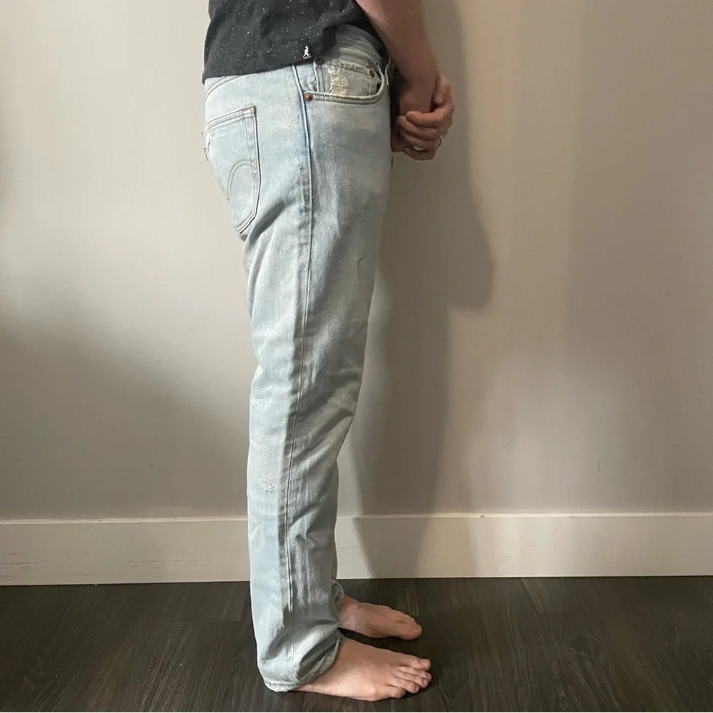👖 Levi’s Distressed Blue Jeans - Size 31W 👖 - Picture 4 of 16